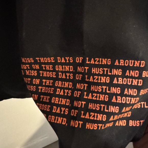 Brooklyn Cloth Black Windbreaker with Purple and Yellow Accents - Picture 4 of 7